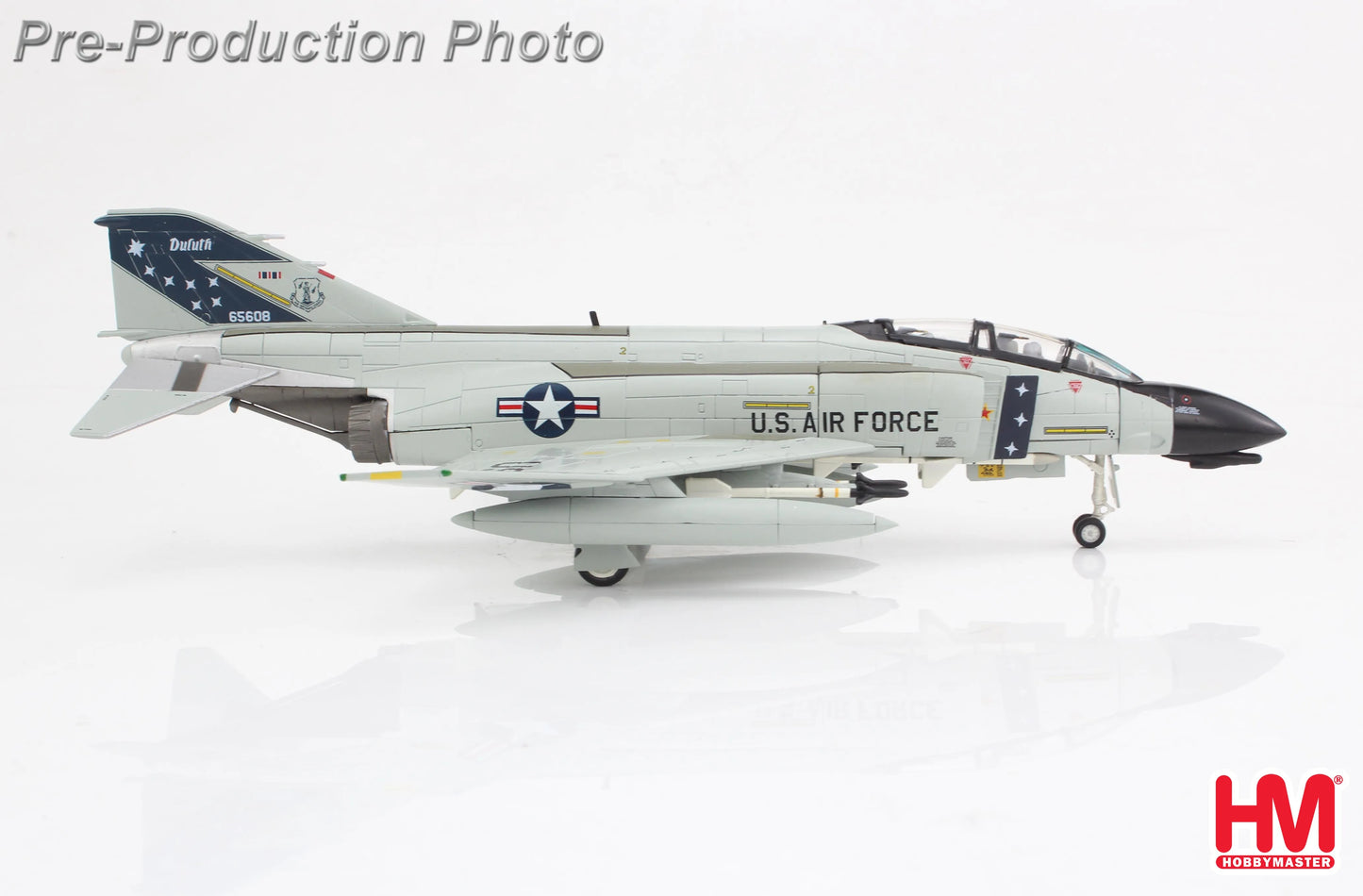 HOBBY MASTER F-4D USAF "MINNESOTA ANG" 65608 148TH FIG DULUTH IAP 1984