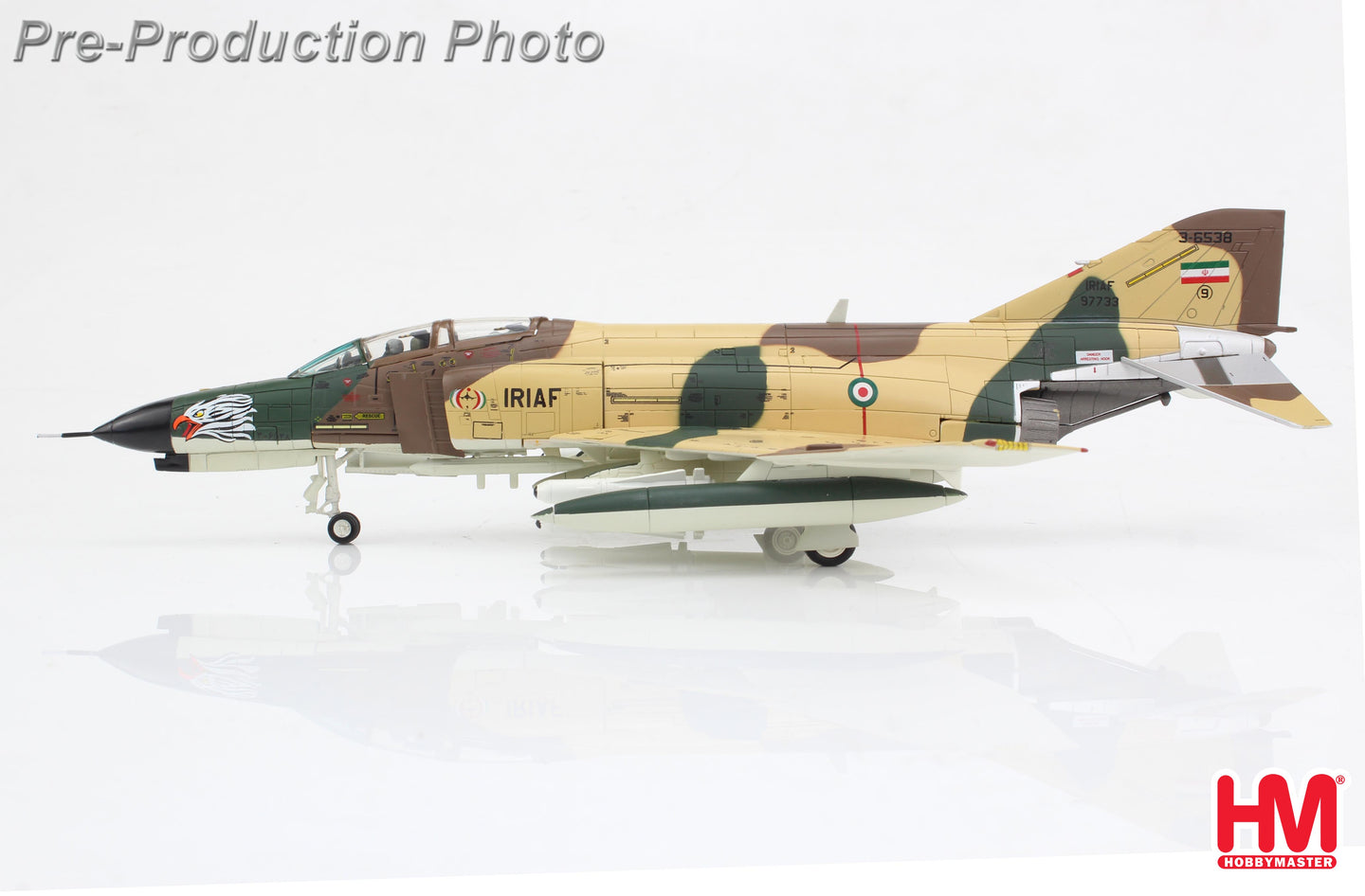 HOBBY MASTER F-4E "IRAN AIR SHOW 2024" 3-6538 IRIAF KISH ISLAND