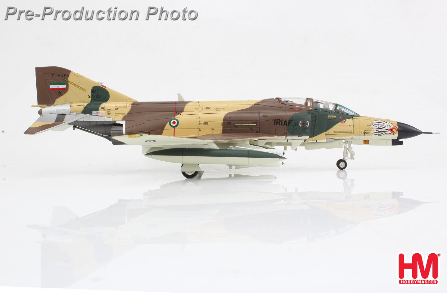 HOBBY MASTER F-4E "IRAN AIR SHOW 2024" 3-6538 IRIAF KISH ISLAND
