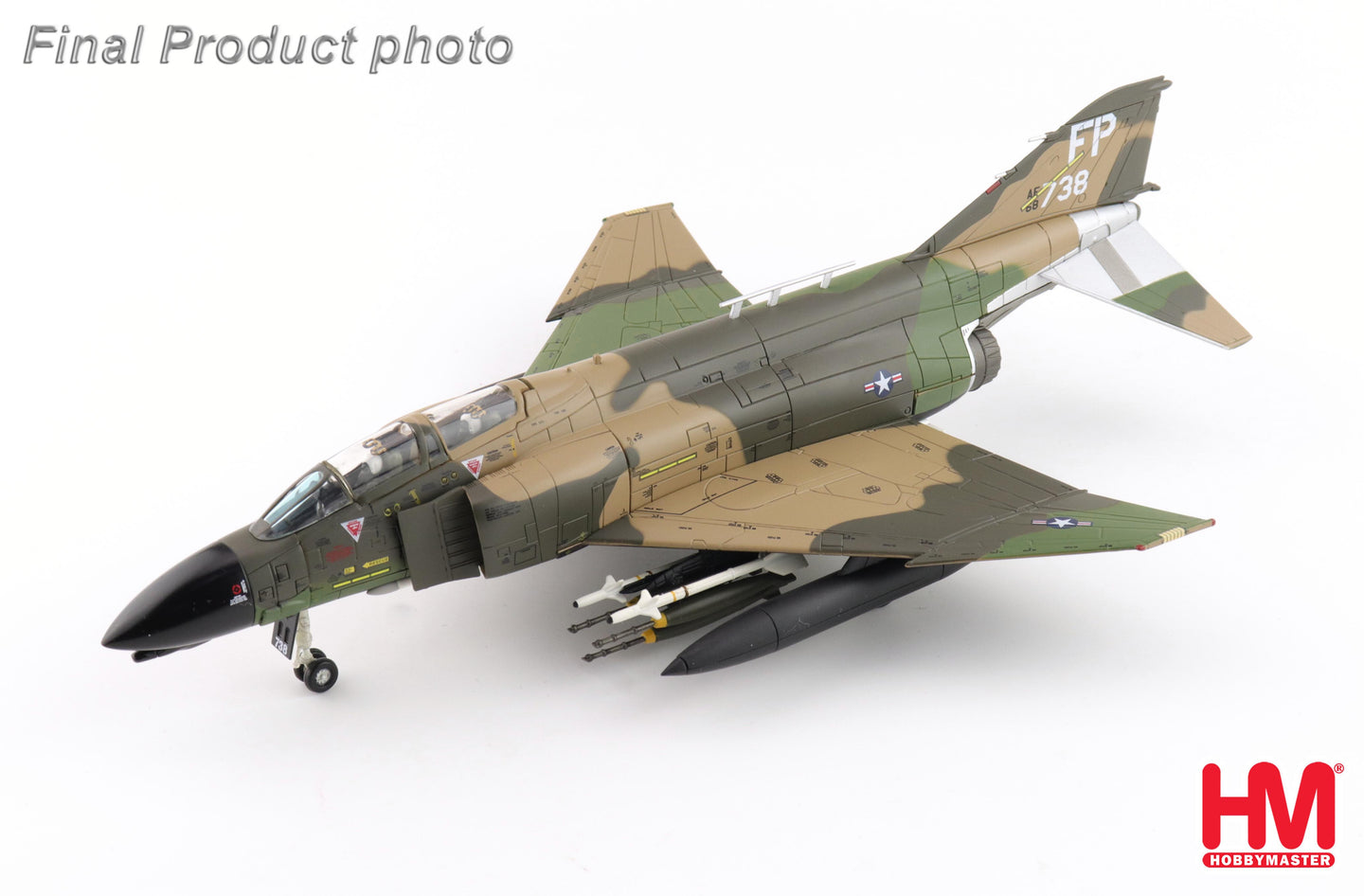 HOBBY MASTER F-4D PHANTOM II USAF "NIGHT OWL" 66-8738 497TH TFS UBON SEPT 1972
