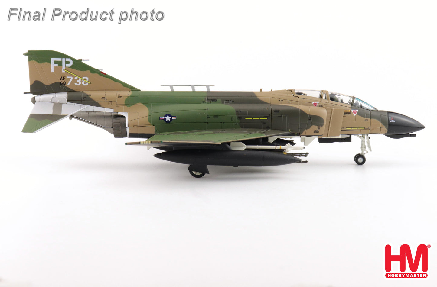 HOBBY MASTER F-4D PHANTOM II USAF "NIGHT OWL" 66-8738 497TH TFS UBON SEPT 1972