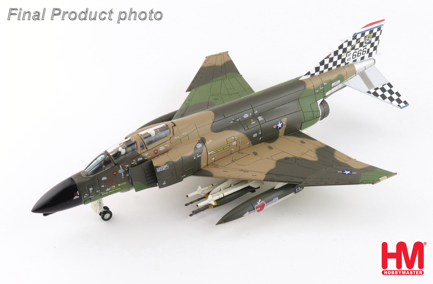 HOBBY MASTER F-4C PHANTOM II USAF "WILIAM TELL" 63-7666 57TH FIS ICELAND 1977
