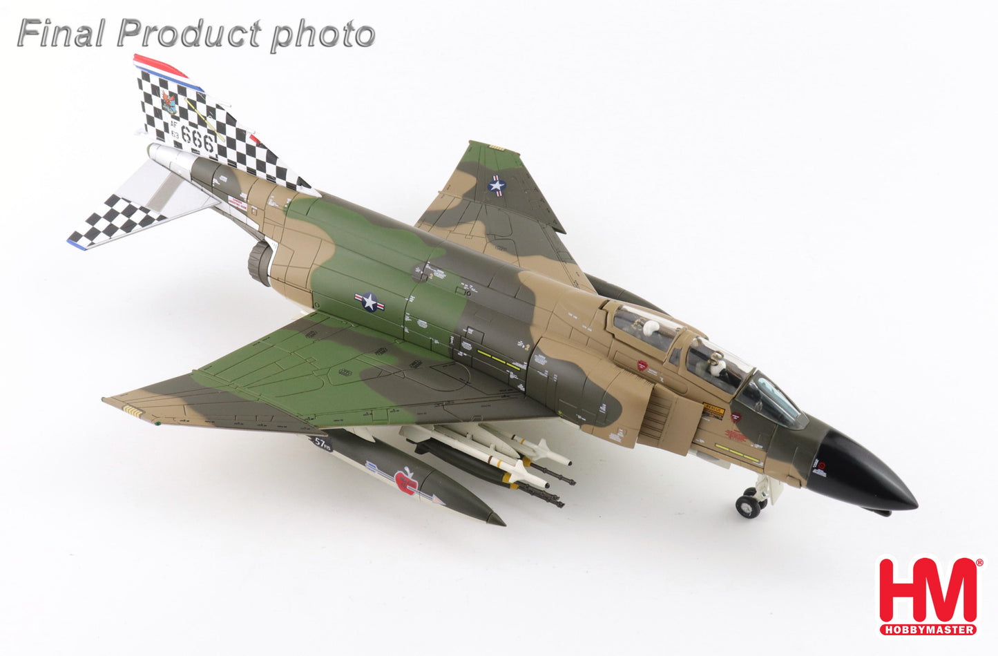 HOBBY MASTER F-4C PHANTOM II USAF "WILIAM TELL" 63-7666 57TH FIS ICELAND 1977