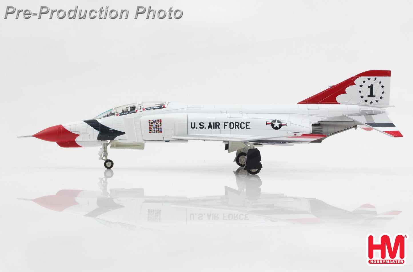 HOBBY MASTER F-4E PHANTOM II THUNDERBIRDS USAF NO.1 PLANE "1973/74 SEASON"