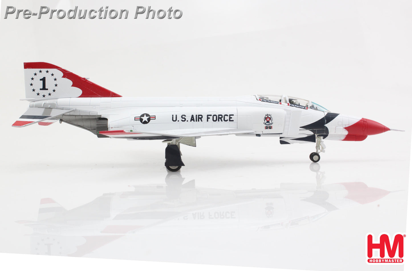 HOBBY MASTER F-4E PHANTOM II THUNDERBIRDS USAF NO.1 PLANE "1973/74 SEASON"