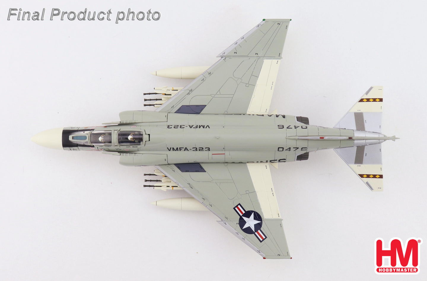 HOBBY MASTER F-4B PHANTOM 150476 VMFA-323 US MARINES 1967
