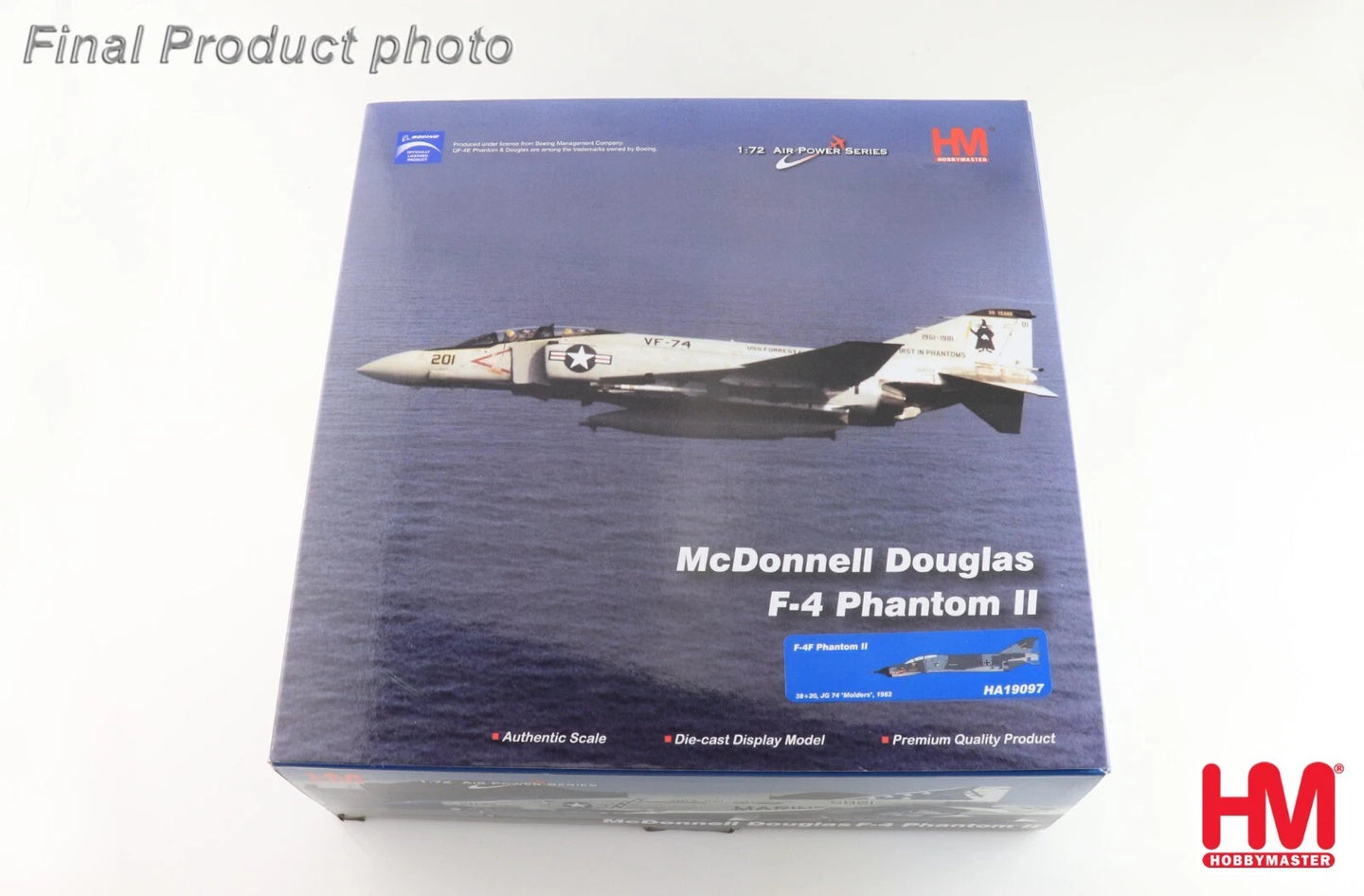 HOBBY MASTER F-4F PHANTOM II LUFTWAFFE REG: 38+20 "MOLDERS" 1982