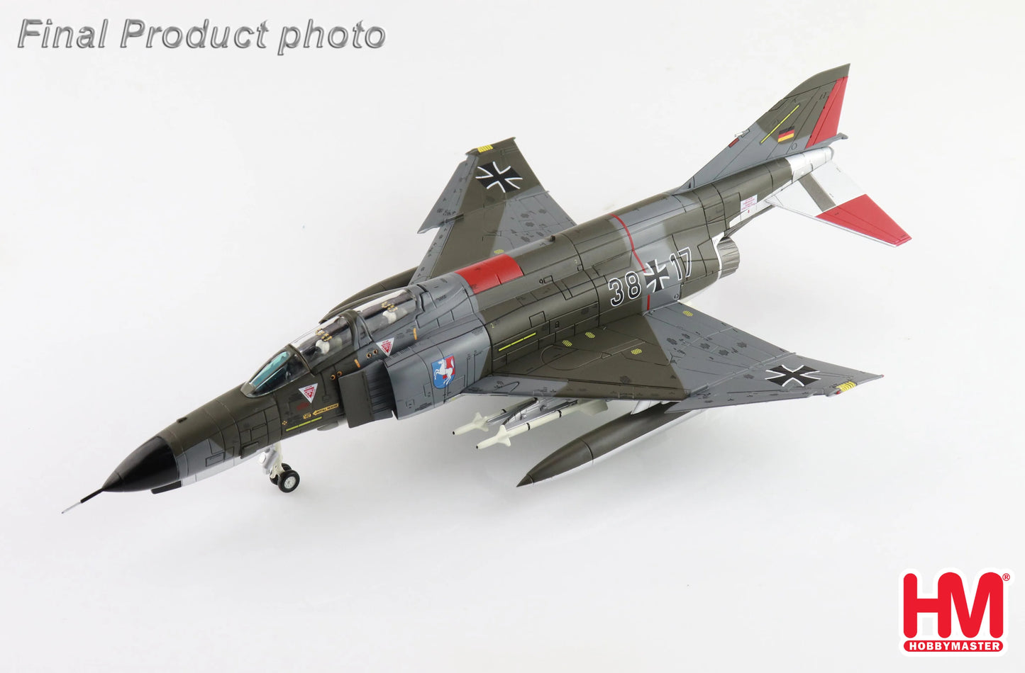 HOBBY MASTER F-4F PHANTOM II LUFTWAFFE REG: 38+17 "WESTFALEN" 1981