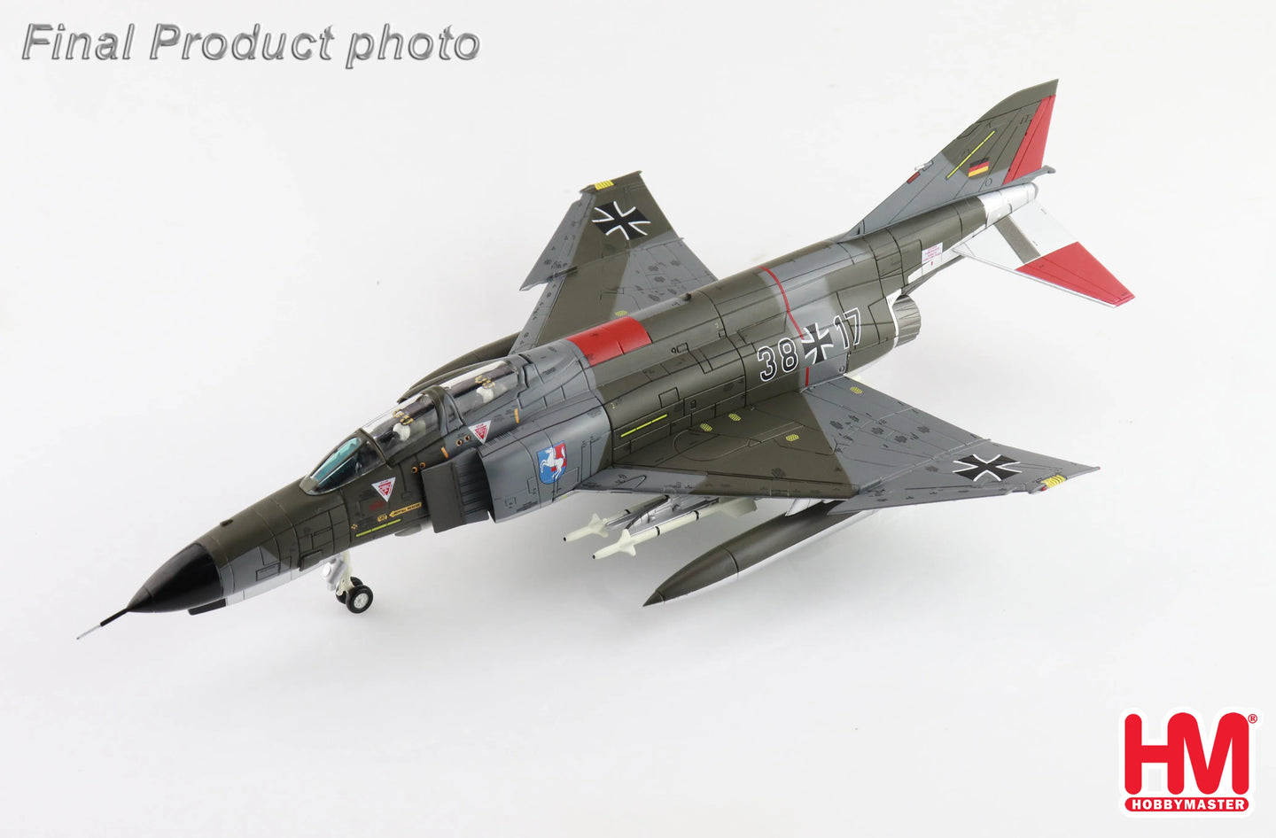 HOBBY MASTER F-4F PHANTOM II LUFTWAFFE REG: 38+17 "WESTFALEN" 1981
