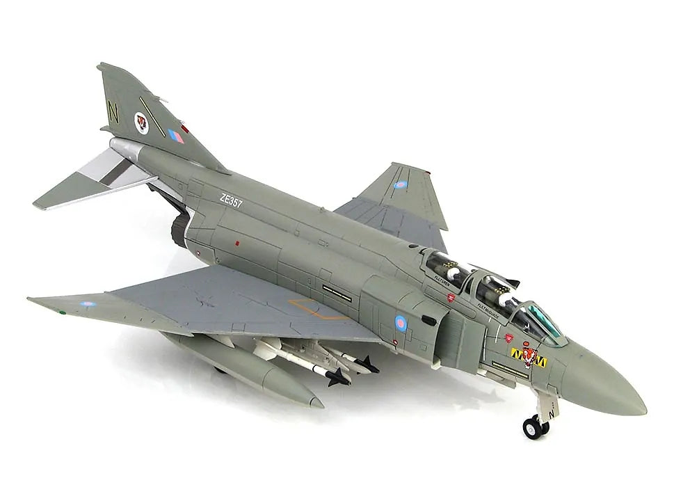 HOBBY MASTER MCDONNELL DOUGLAS F-4J PHANTOM II ROYAL AIR FORCE ZE357 NO.74 SQN, RAF WATTISHAM, ENGLAND, 1985