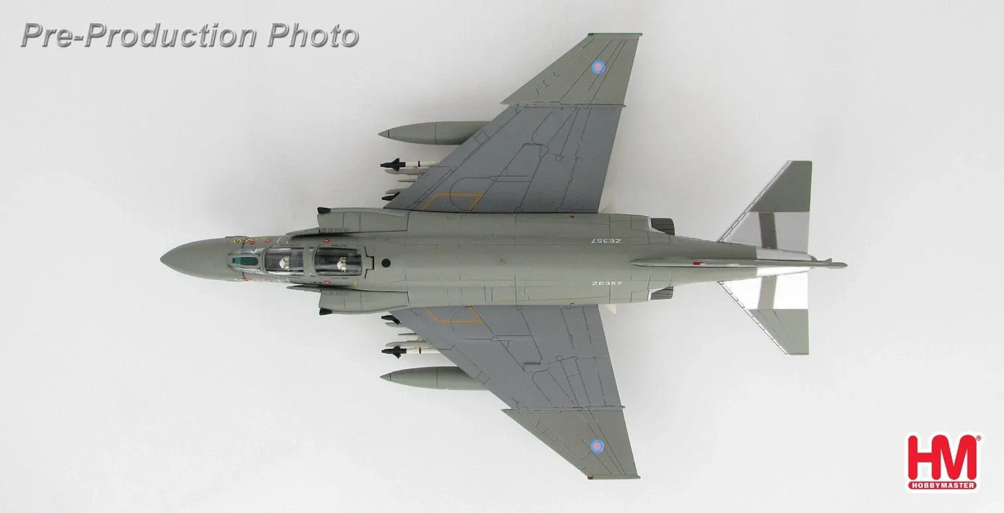 HOBBY MASTER MCDONNELL DOUGLAS F-4J PHANTOM II ROYAL AIR FORCE ZE357 NO.74 SQN, RAF WATTISHAM, ENGLAND, 1985
