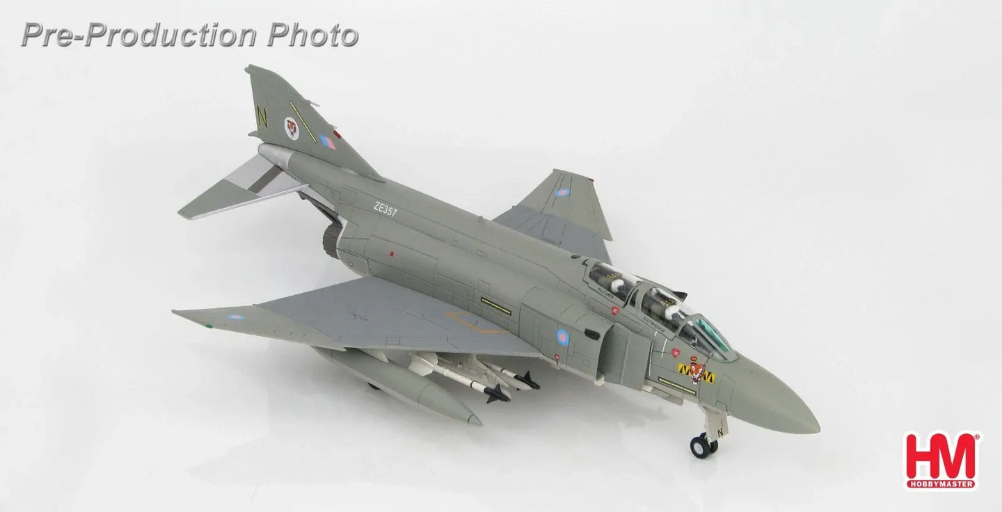 HOBBY MASTER MCDONNELL DOUGLAS F-4J PHANTOM II ROYAL AIR FORCE ZE357 NO.74 SQN, RAF WATTISHAM, ENGLAND, 1985