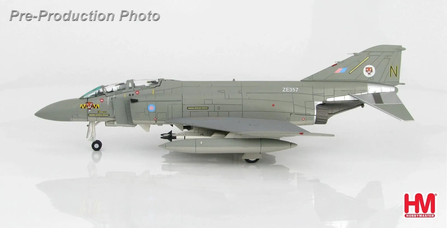 HOBBY MASTER MCDONNELL DOUGLAS F-4J PHANTOM II ROYAL AIR FORCE ZE357 NO.74 SQN, RAF WATTISHAM, ENGLAND, 1985