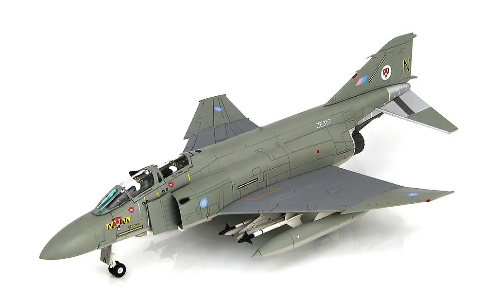 HOBBY MASTER MCDONNELL DOUGLAS F-4J PHANTOM II ROYAL AIR FORCE ZE357 NO.74 SQN, RAF WATTISHAM, ENGLAND, 1985