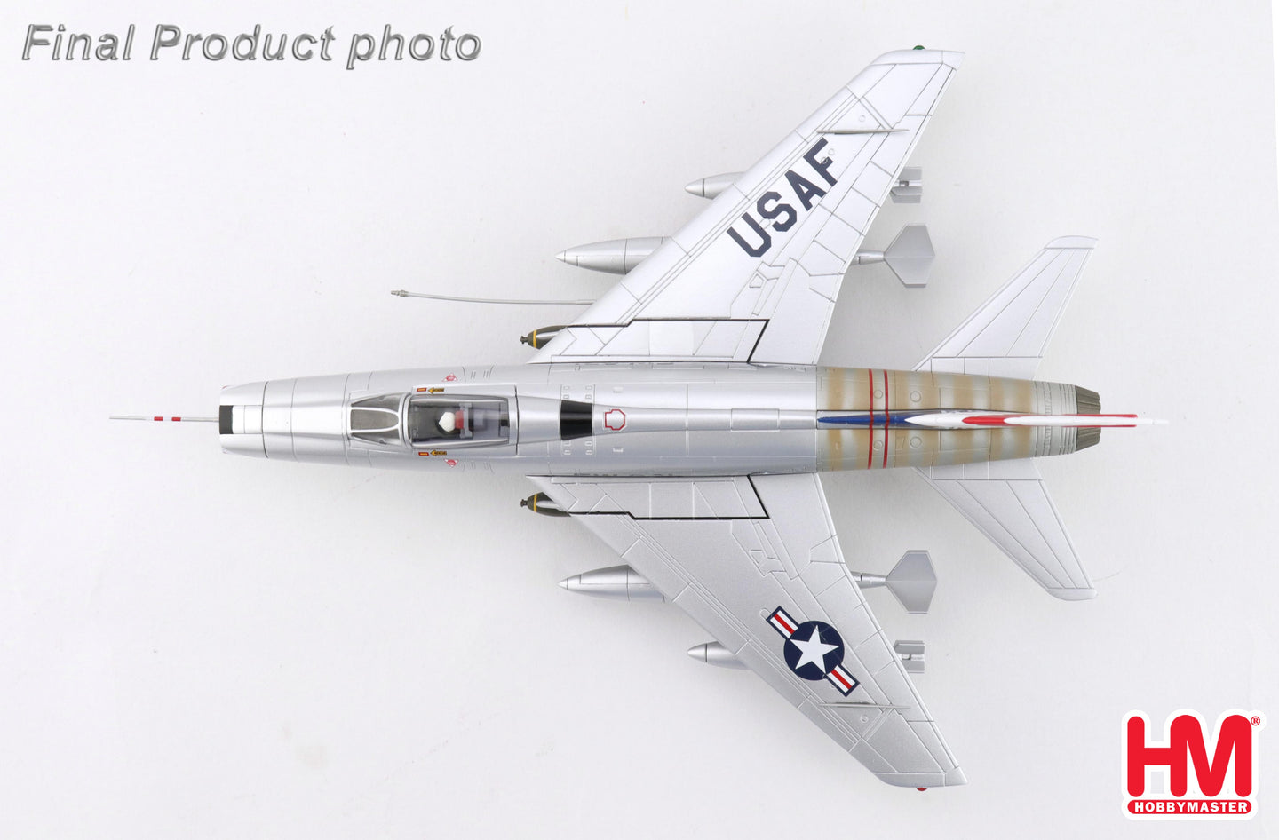 HOBBY MASTER F-100 SUPER SABRE FW-871 USAF NATIONAL MILITARY MUSEUM