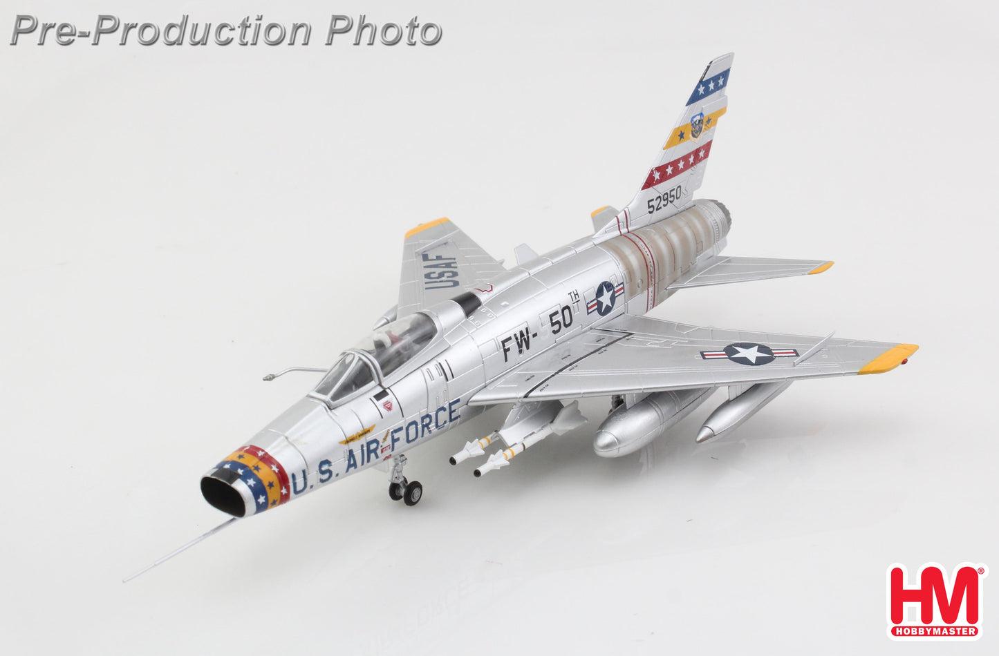 HOBBY MASTER F-100D SUPER SABRE 55-2950 81ST TFS 50TH TFW FRANCE 1958
