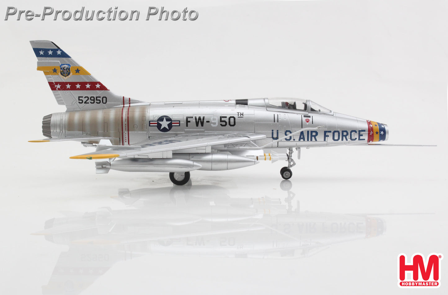 HOBBY MASTER F-100D SUPER SABRE 55-2950 81ST TFS 50TH TFW FRANCE 1958