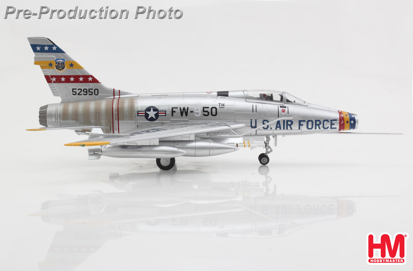 HOBBY MASTER F-100D SUPER SABRE 55-2950 81ST TFS 50TH TFW FRANCE 1958