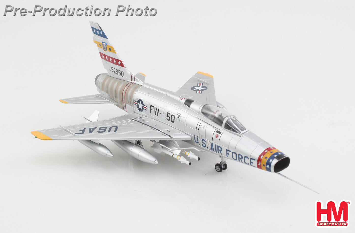 HOBBY MASTER F-100D SUPER SABRE 55-2950 81ST TFS 50TH TFW FRANCE 1958