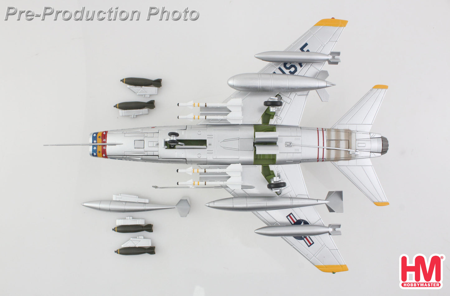 HOBBY MASTER F-100D SUPER SABRE 55-2950 81ST TFS 50TH TFW FRANCE 1958