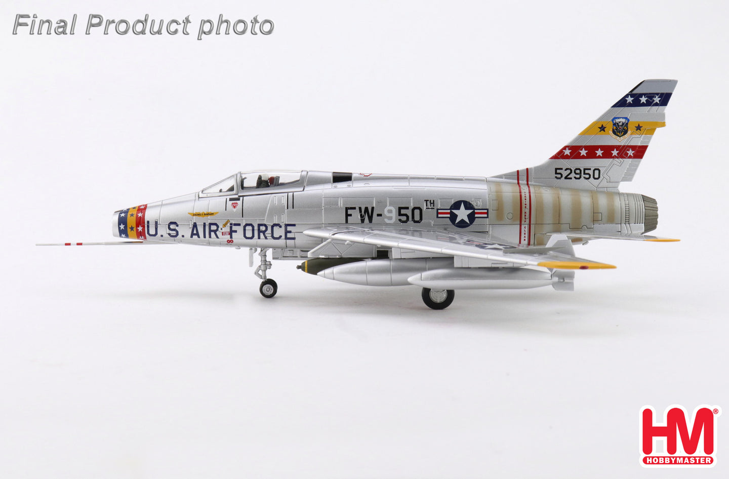 HOBBY MASTER F-100D SUPER SABRE 55-2950 81ST TFS 50TH TFW FRANCE 1958