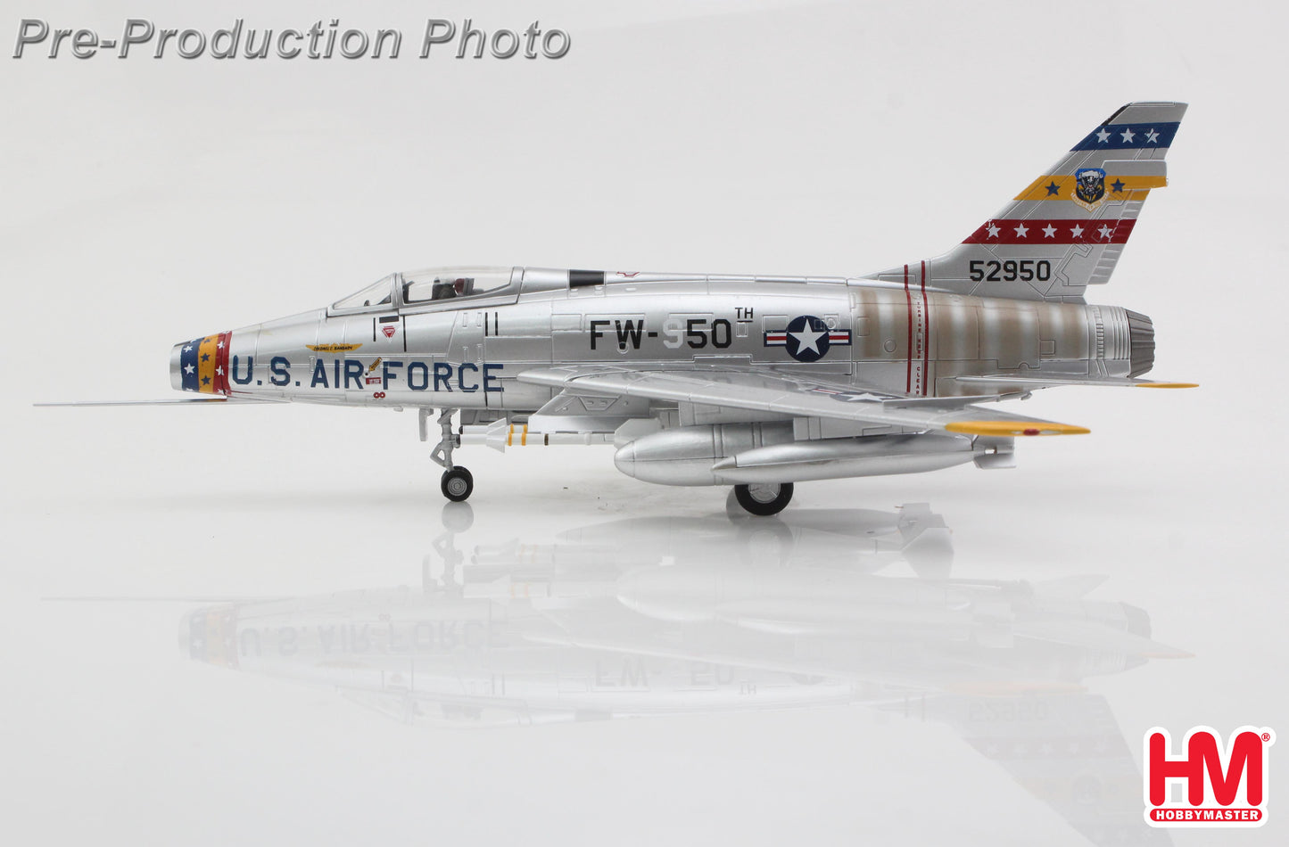 HOBBY MASTER F-100D SUPER SABRE 55-2950 81ST TFS 50TH TFW FRANCE 1958
