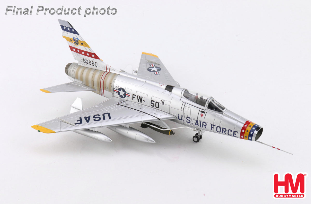 HOBBY MASTER F-100D SUPER SABRE 55-2950 81ST TFS 50TH TFW FRANCE 1958
