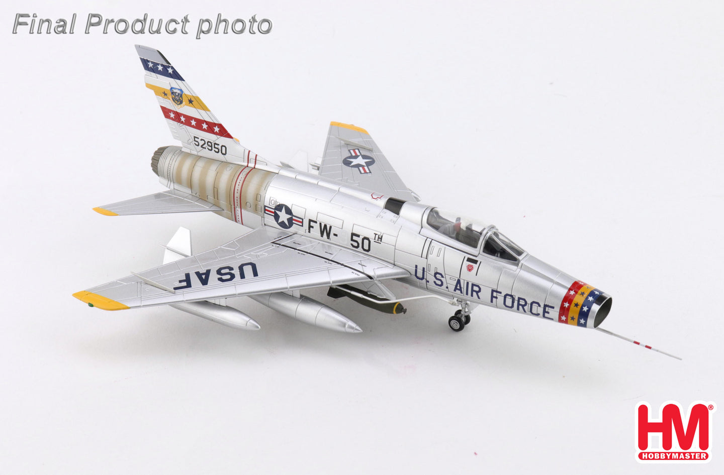 HOBBY MASTER F-100D SUPER SABRE 55-2950 81ST TFS 50TH TFW FRANCE 1958