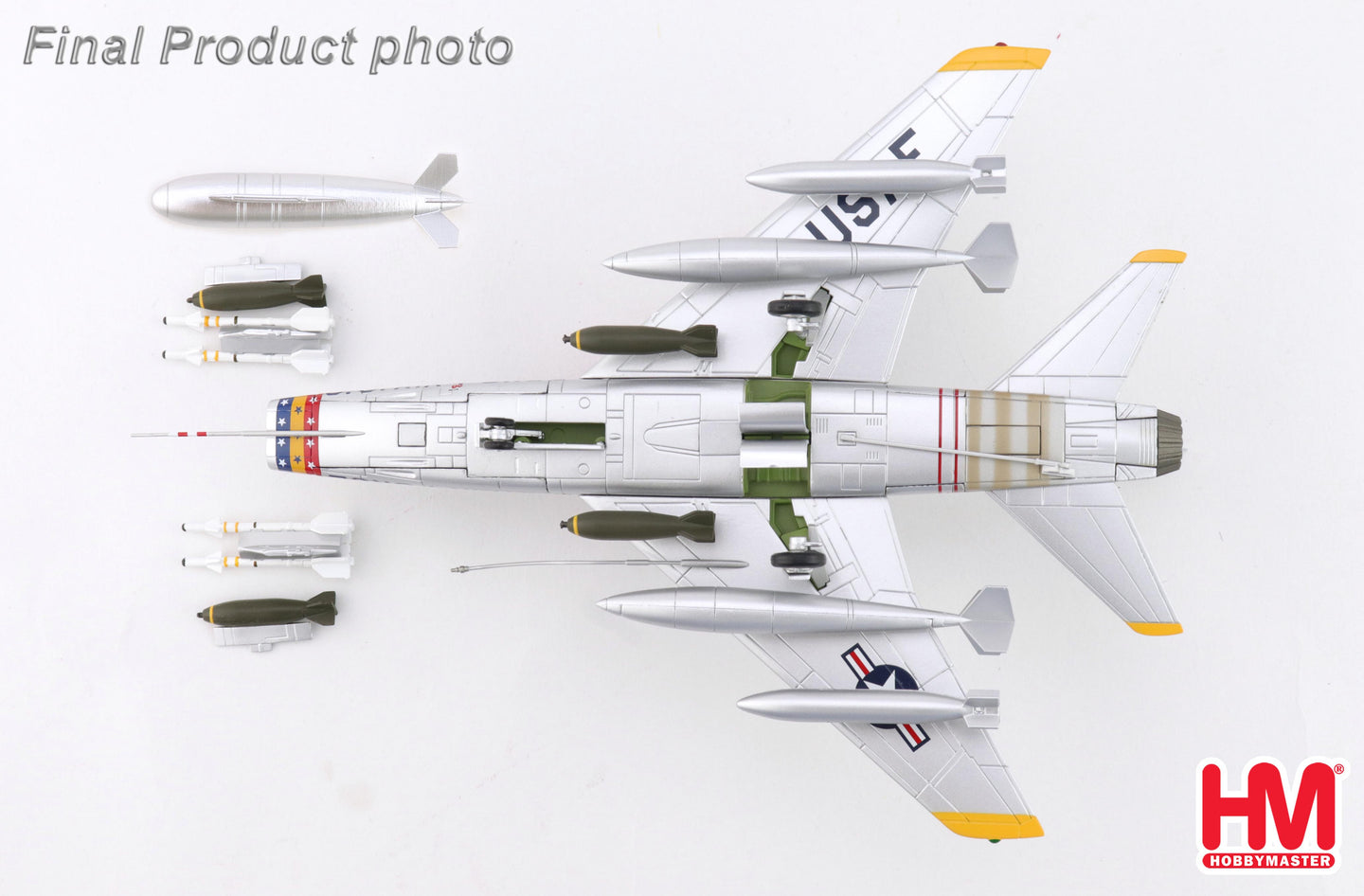 HOBBY MASTER F-100D SUPER SABRE 55-2950 81ST TFS 50TH TFW FRANCE 1958