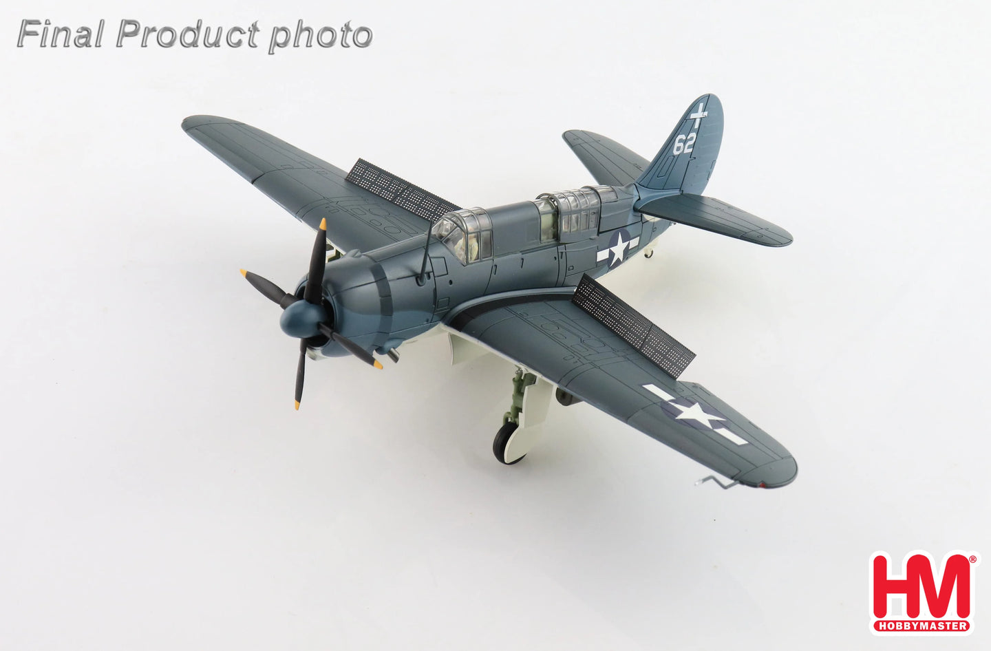 HOBBY MASTER SB2-C HELLDIVER WHITE 62 VB-18 USS INTREPID 1944