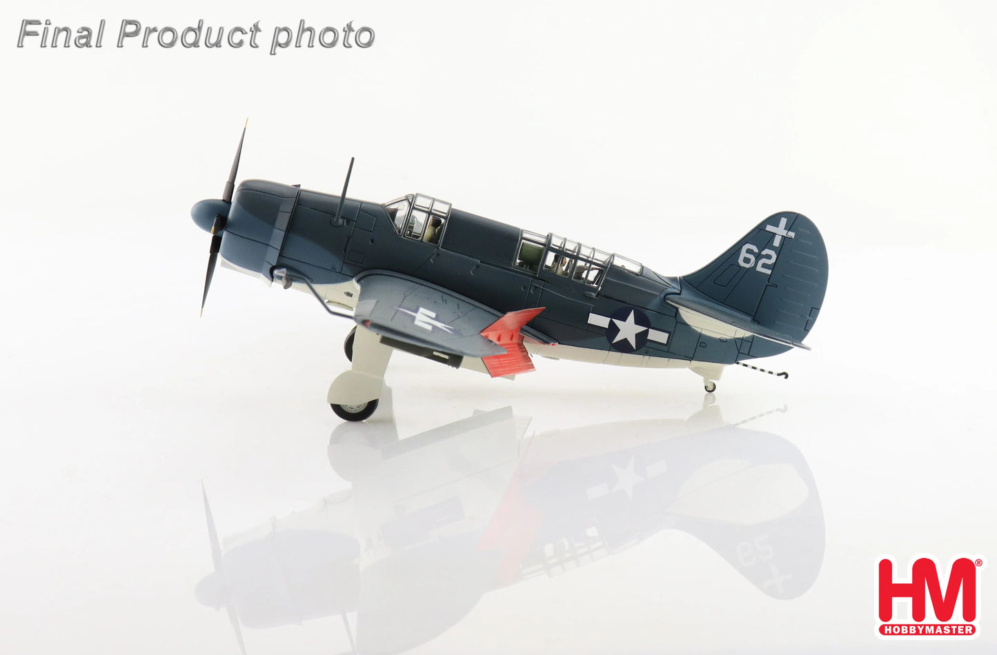 HOBBY MASTER SB2-C HELLDIVER WHITE 62 VB-18 USS INTREPID 1944