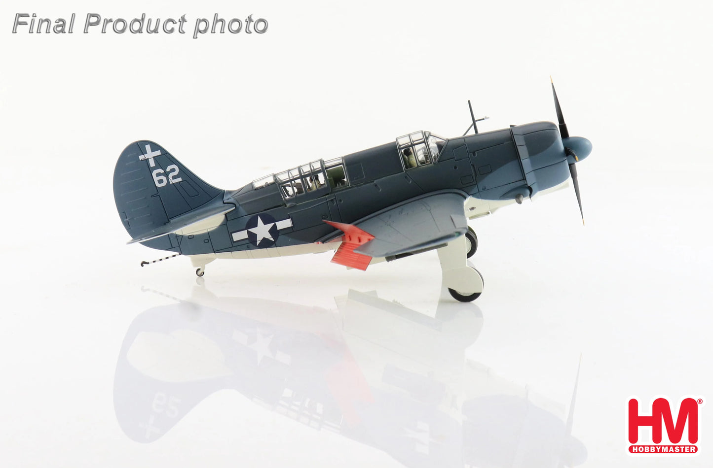 HOBBY MASTER SB2-C HELLDIVER WHITE 62 VB-18 USS INTREPID 1944