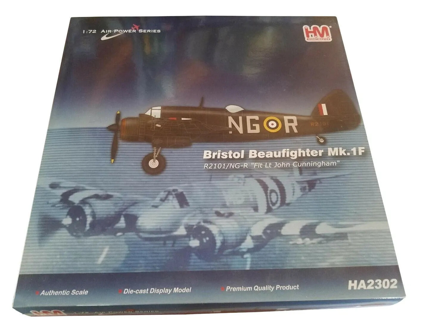 HOBBY MASTER BEAUFIGHTER MK IF RAF JOHN CUNNINGHAM 1940