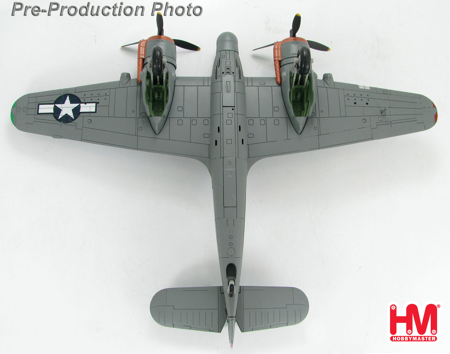HOBBY MASTER BEAUFIGHTER MK. VIF "KW147" 415TH NFS 12TH USAAF LA VALLON FRANCE 1944