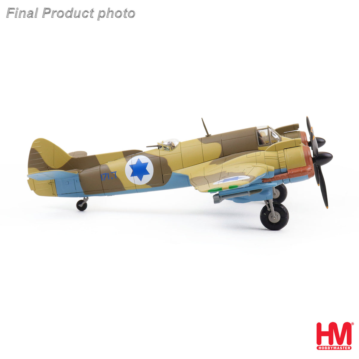 HOBBY MASTER BEAUFIGHTER TF MK. X RD448 103 TAJESET IAF 1948