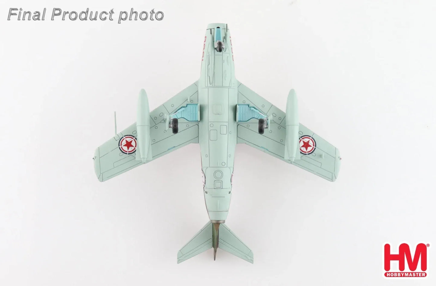 HOBBY MASTER MIG-15BIS RED 1998 MAJ IVANOVICH MIKHIN 518TH IAP NORTH KOREA MAY 1953