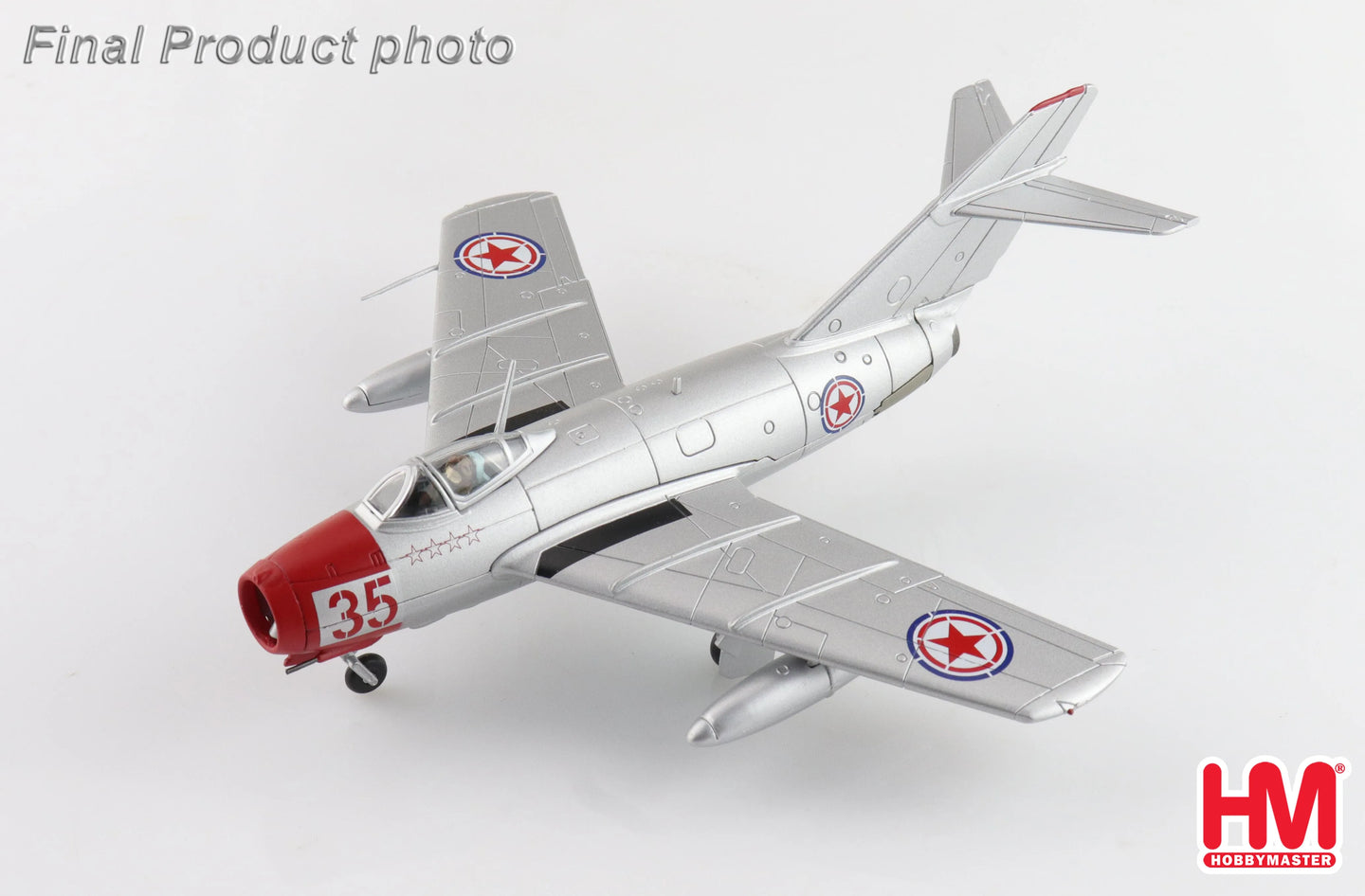HOBBY MASTER MIG-15BIS RED 35 CHINESE PEOPLES VOLUNTEERS AF 1950S