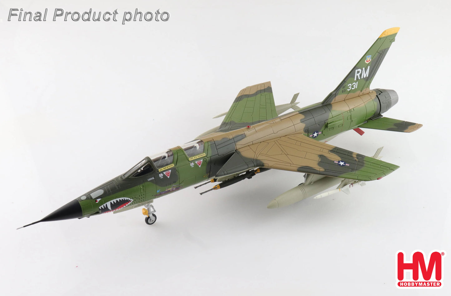 HOBBY MASTER F-104G THUNDERCHIEF "RED RIVER SHOWBOAT" 63-8331 354 TFS/355 TFW TAKHKI RTAFB