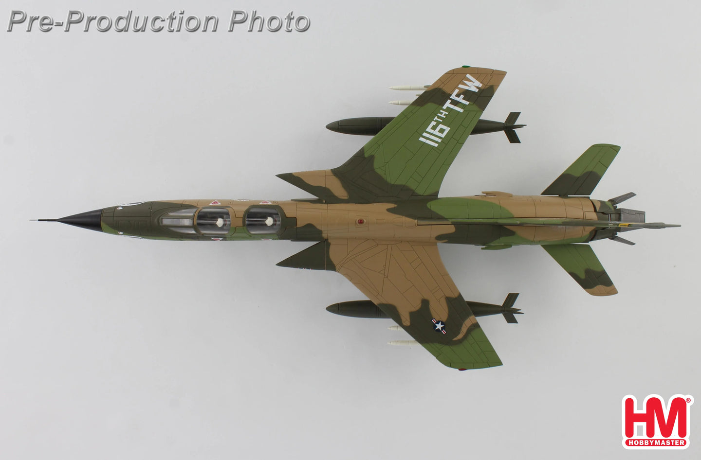 HOBBY MASTER F-105F THUNDERCHIEF PEACH 91, 63-8299, 128TH TFS, DOBBINS, 24 MAY 1983