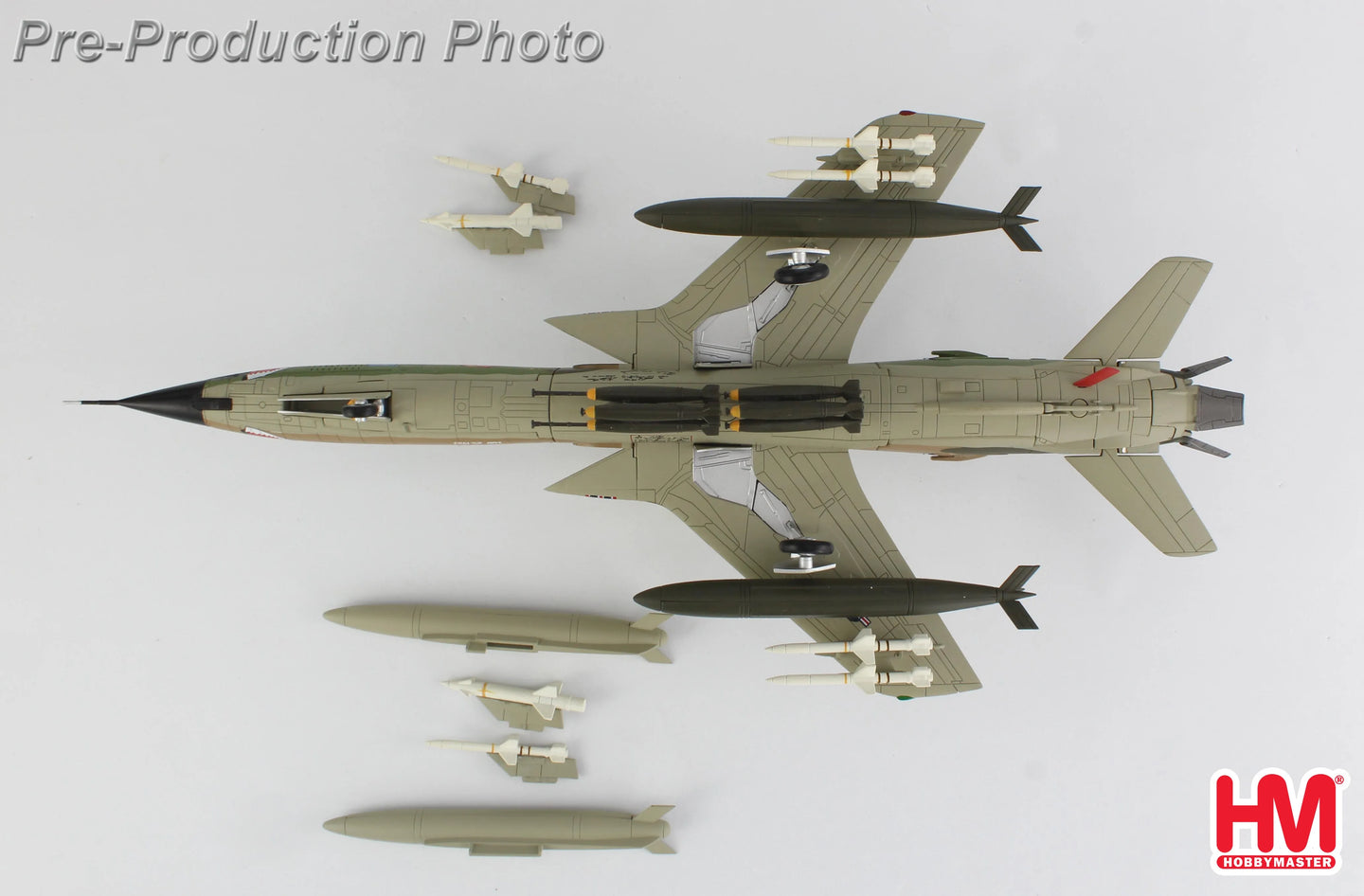 HOBBY MASTER F-105F THUNDERCHIEF PEACH 91, 63-8299, 128TH TFS, DOBBINS, 24 MAY 1983