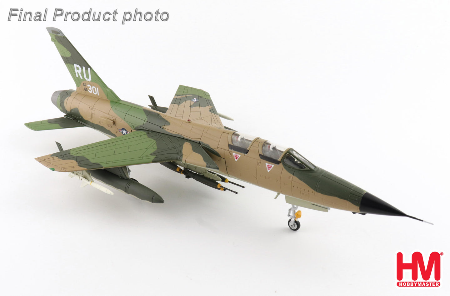 HOBBY MASTER EF-105F WILD WEASEL III USAF 355TH TFW, 357TH TFS "JINKIN JOSIE" 63-8301 THAILAND 1968