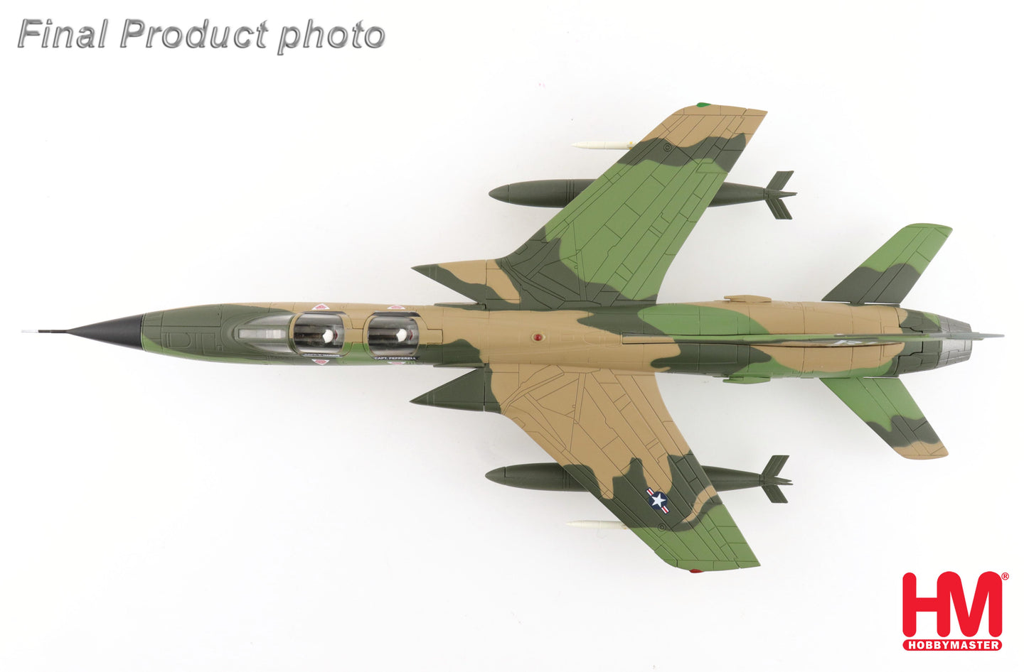 HOBBY MASTER EF-105F WILD WEASEL III USAF 355TH TFW, 357TH TFS "JINKIN JOSIE" 63-8301 THAILAND 1968