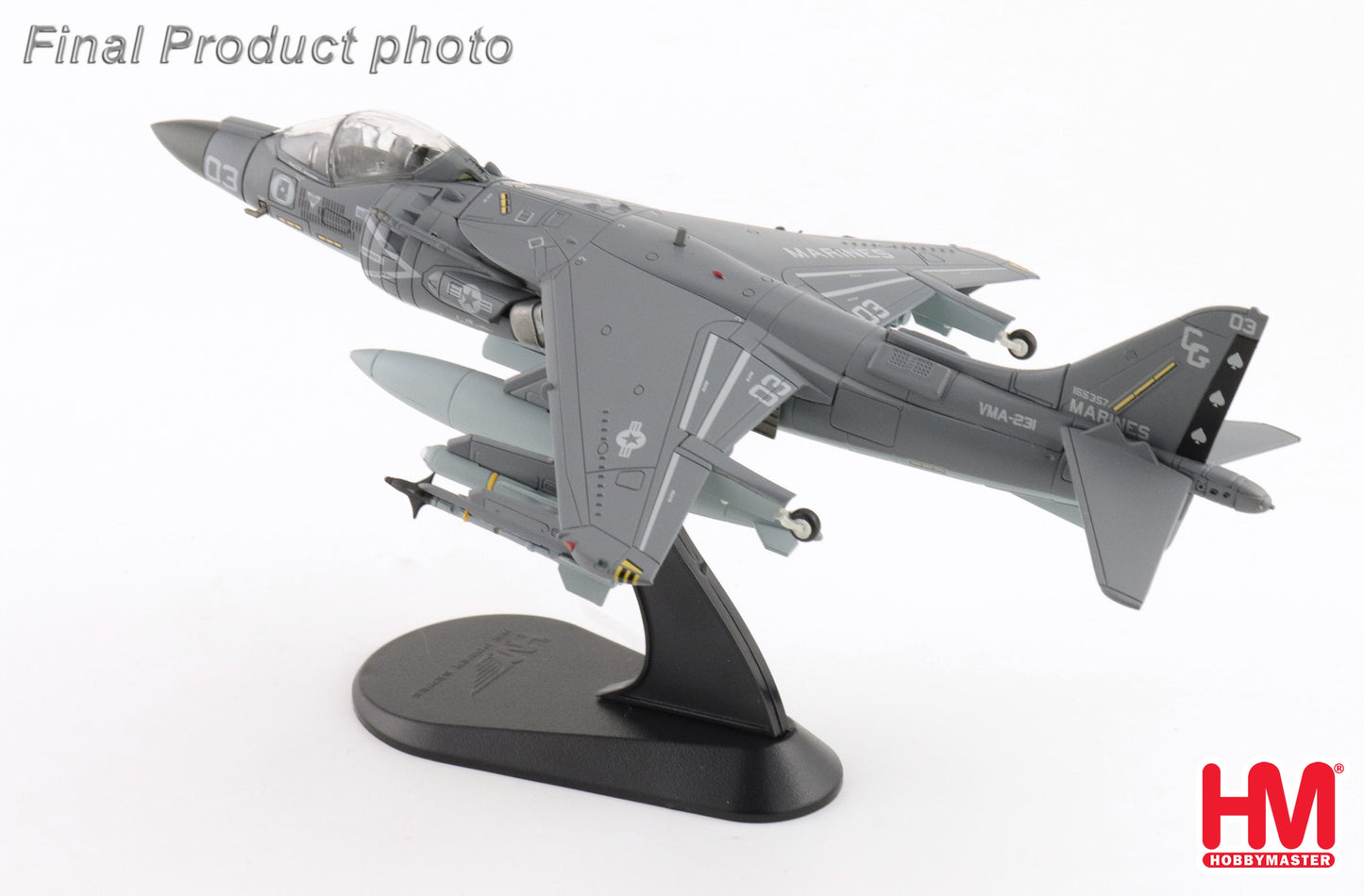 HOBBY MASTER AV-8B II PLUS US MARINES "OPERATION INHERENT RESOLVE" 165357, VMA-231, USCENTCOM, 2017
