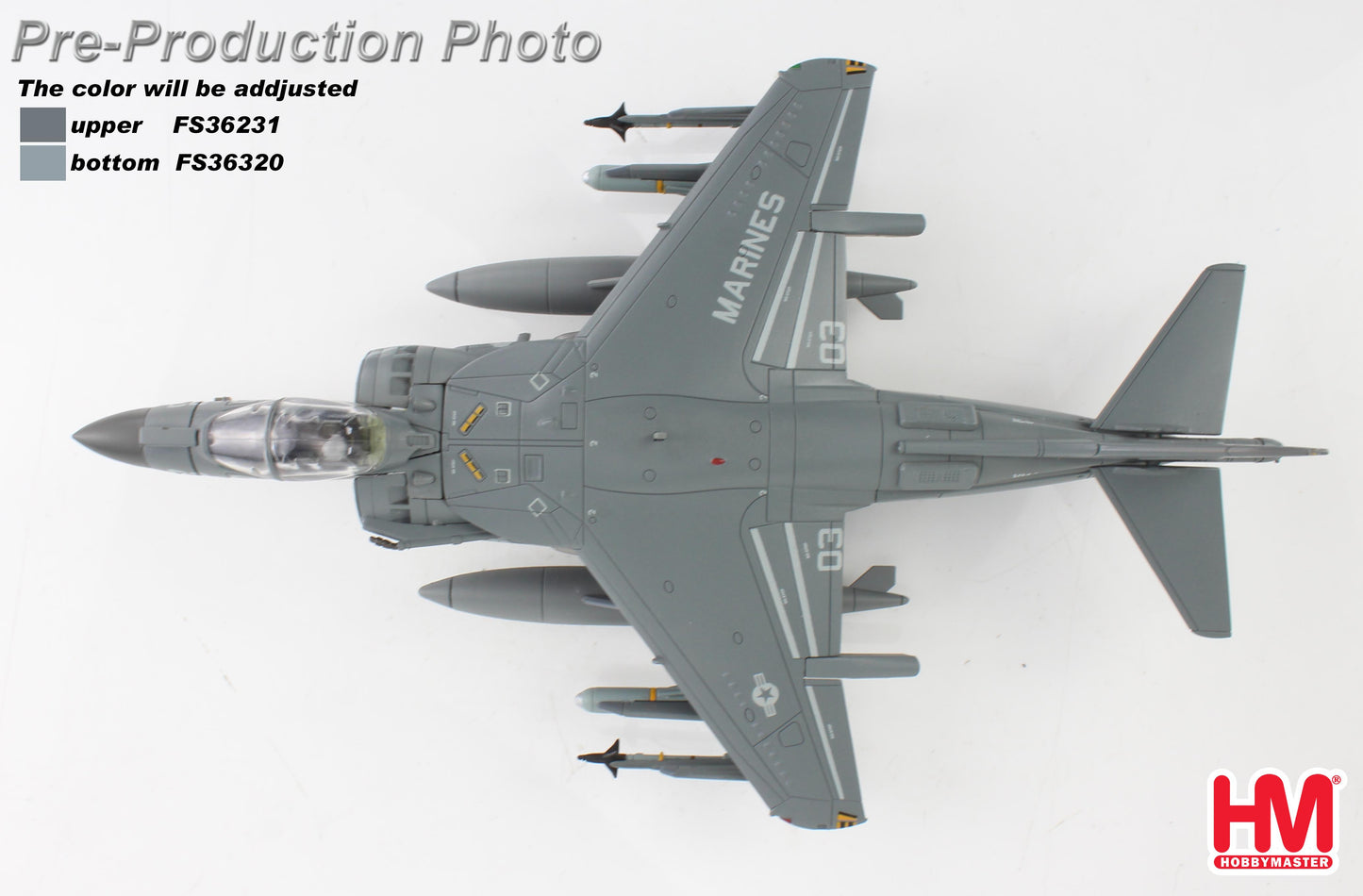 HOBBY MASTER AV-8B II PLUS US MARINES "OPERATION INHERENT RESOLVE" 165357, VMA-231, USCENTCOM, 2017