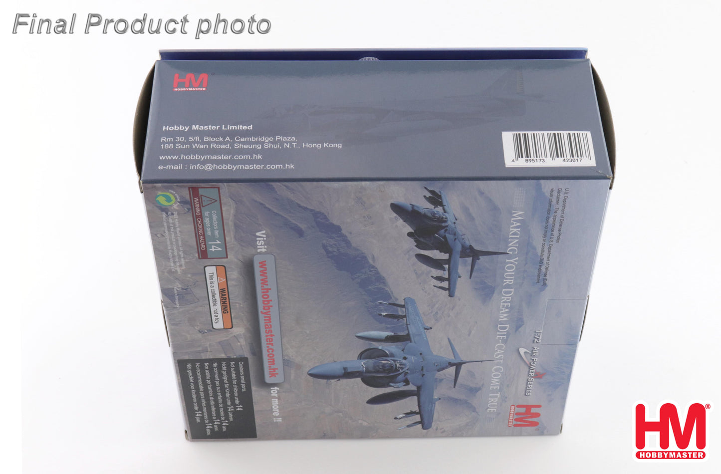 HOBBY MASTER AV-8B HARRIER II PLUS US MARINES 164569 VMA-223 "BULLDOGS" MCAS CHERRY POINT 2025