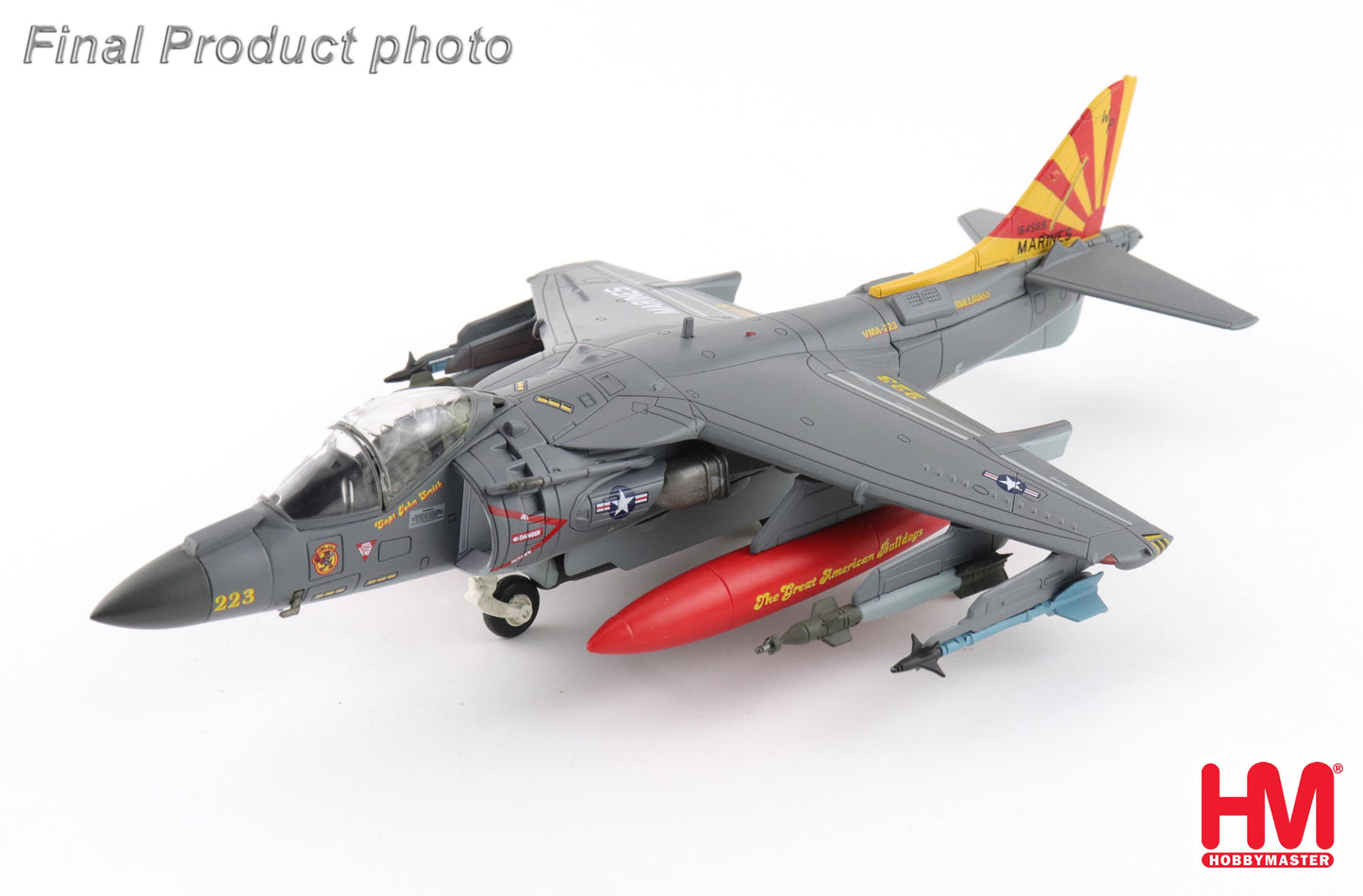 HOBBY MASTER AV-8B HARRIER II PLUS US MARINES 164569 VMA-223 "BULLDOGS" MCAS CHERRY POINT 2025