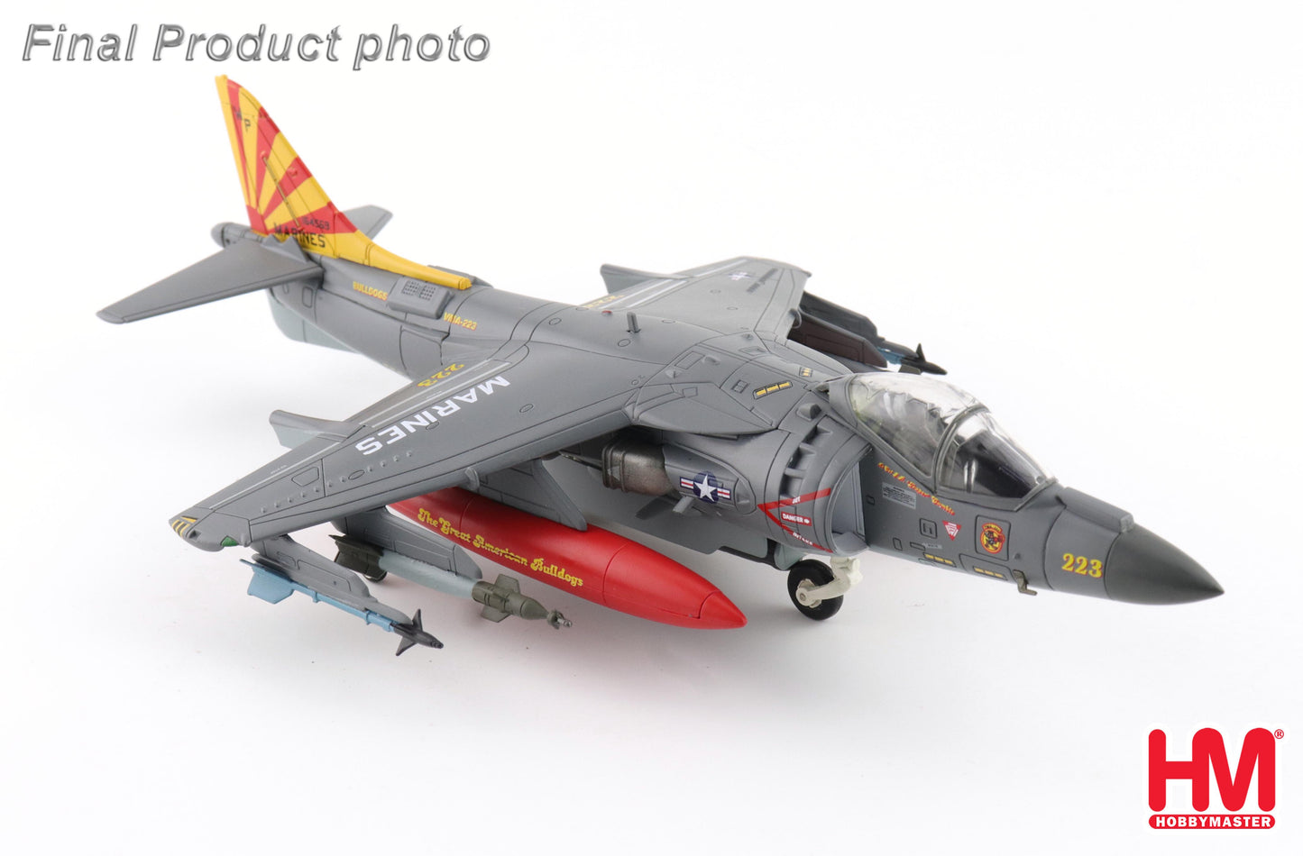 HOBBY MASTER AV-8B HARRIER II PLUS US MARINES 164569 VMA-223 "BULLDOGS" MCAS CHERRY POINT 2025