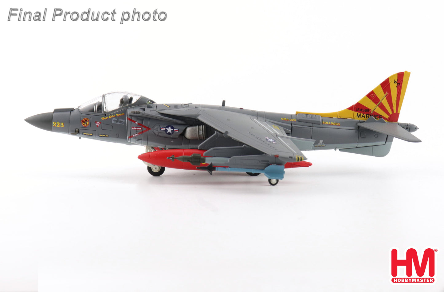 HOBBY MASTER AV-8B HARRIER II PLUS US MARINES 164569 VMA-223 "BULLDOGS" MCAS CHERRY POINT 2025