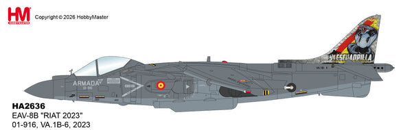 HOBBY MASTER EAV-8B SPANISH NAVY "RIAT 2023" 01 916 VA.1B-6 2023