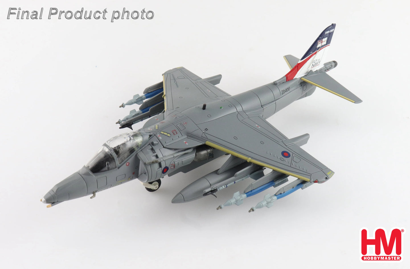 HOBBY MASTER HARRIER GR9 ZD406 ROYAL NAVY STRIKE WING RAF COTTESMORE 2009
